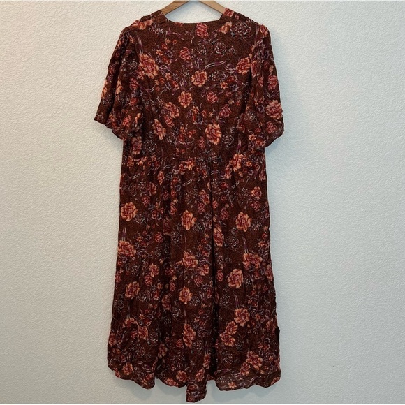 NWT Matilda Jane Good Hart GH Mariposa Floral Flowy Midi Dress- Size Large - Picture 10 of 16